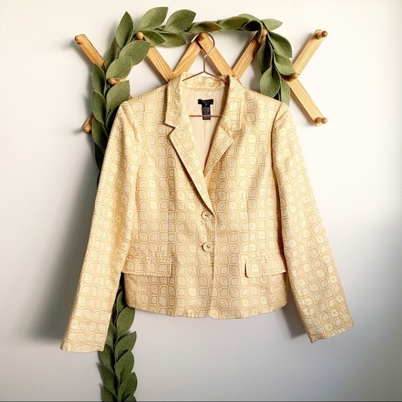 J. Crew Collection Jacquard Blazer